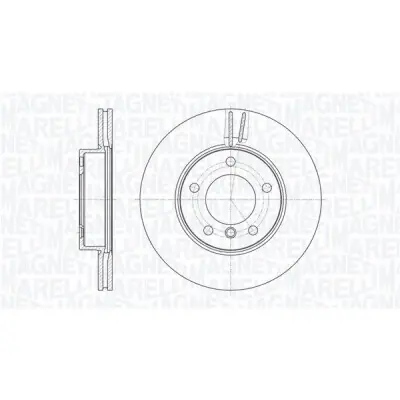 Disco de freno MAGNETI MARELLI 361302040685 Entrega Rápida